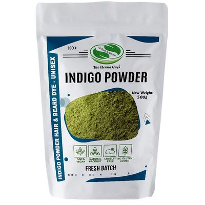 500 Grams INDIGO POWDER For Hair DyeColor - The Henna Guys