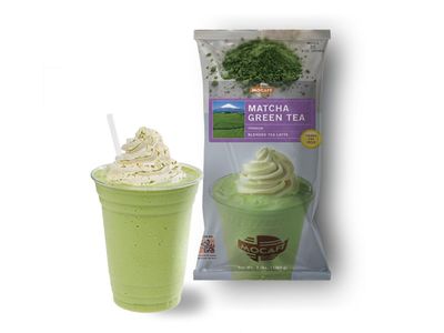 MOCAFE Matcha Latte Mix Powder, sweetened creamy Ceremonial Grade Japanese green tea, caf style premium instant blended frappe, hot and iced drinks, 3lb Bulk Bag
