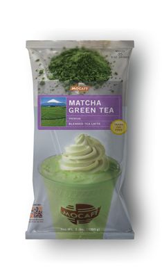 MOCAFE Matcha Latte Mix Powder, sweetened creamy Ceremonial Grade Japanese green tea, caf style premium instant blended frappe, hot and iced drinks, 3lb Bulk Bag