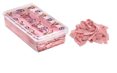 Pink Lemonade Sour Belts 3.5 Pound Box - 200 Pieces