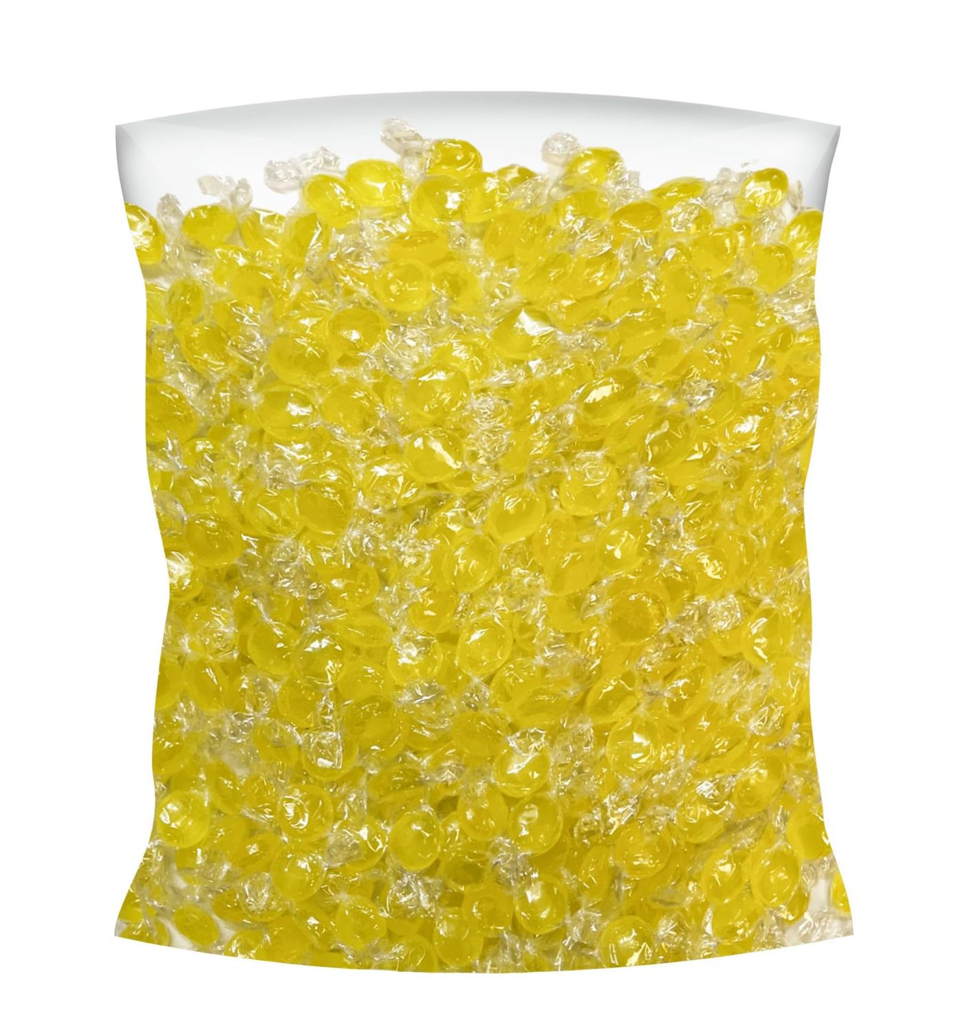 Sugar Free Lemon Drop Hard Candy-6 lbs Bulk Bag Individually Wrapped Gluten Free, Keto And Diabetic Friendly Lemon Fruit Flavored Candies (96oz)