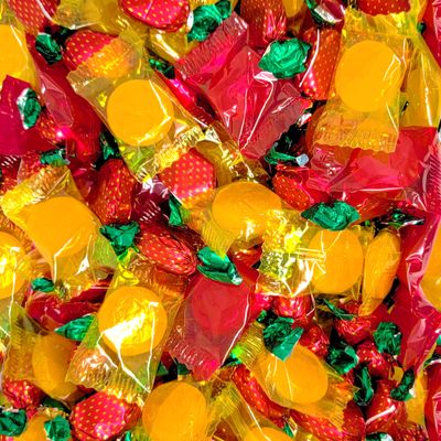 Old Fashioned Hard Candy Assortment, Individually Wrapped Classic Butterscotch, Cinnamon Disc, Strawberry Bon Bons, Fresh (1lb mix), 1 Pound