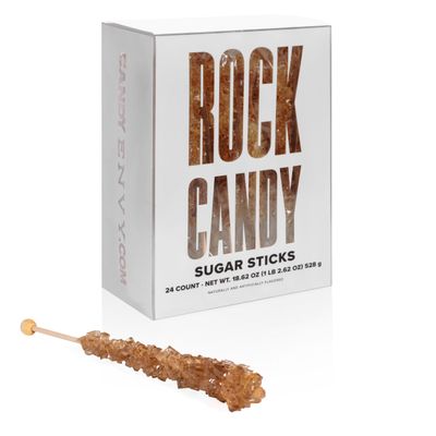 Candy Envy - Amber Rock Candy Sugar Sticks - Root Beer Flavored - Parent