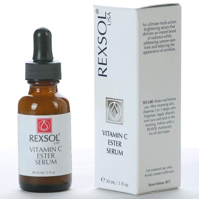 REXSOL Vitamin C Ester Serum An Ultimate Multi-Action Brightening Serum RadianceBoost Vitamin C Serum Skin Brightening Hydration 30ML