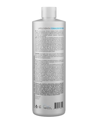 Lapielle - Brazilian Keratin Formaldehyde Free Hair Straightening Treatment - Ideal for Moisturizing Straight Hair and Eliminating Frizzy Hair - 16 oz