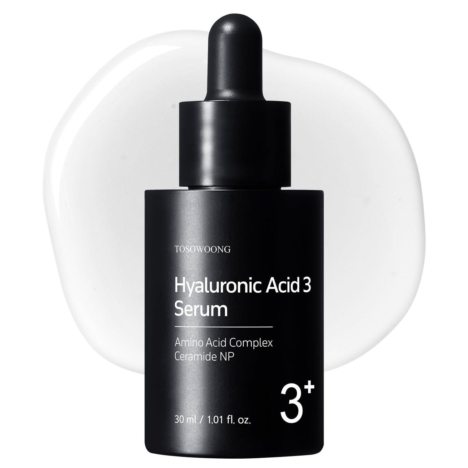 TOSOWOONG Hyaluronic Acid 3 Serum, 30,030ppm Sodium Hyaluronic Acid, Hydration, Moisture Boosting Facial Serum for Fine Lines Wrinkles, Plump Repair Dry Skin, Korean Skin Care, 30ml, 1.01 fl.oz.