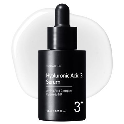 TOSOWOONG Hyaluronic Acid 3 Serum, 30,030ppm Sodium Hyaluronic Acid, Hydration, Moisture Boosting Facial Serum for Fine Lines Wrinkles, Plump Repair Dry Skin, Korean Skin Care, 30ml, 1.01 fl.oz.