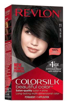 Revlon ColorSilk Beautiful Color, Soft Black 11 1 ea (Pack of 2)
