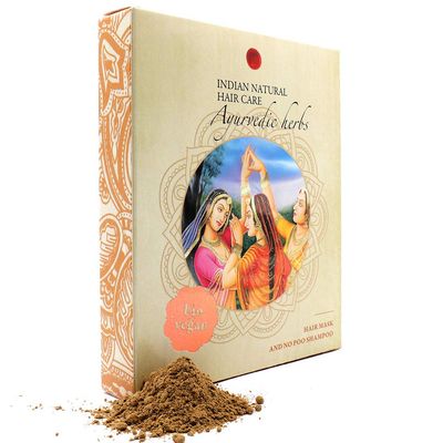 Ayurvedic Herbs Powder - Hair Mask Gentle Shampoo - Fresh and Pure Organic - 7 ounce - Indian Natural Hair Care