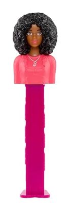 PEZ Barbie Candy Dispenser Black Hair Barbie PEZ Candy Dispenser With Extra Refills Barby Party Favors, Grab Bags