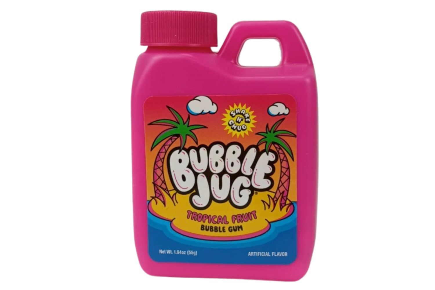 Bubble Jug Tropical Fruit Bubble Gum 90s Candy Shake N&#39; Chug Gum Brought To You By Iconic Candy (4)