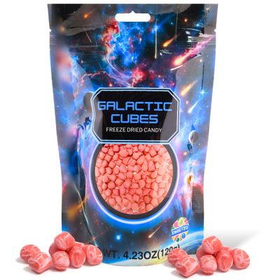 Freeze Dried Fruit Burst Candies, Mini Crunch Candy, All Reds, 4.23 Ounces