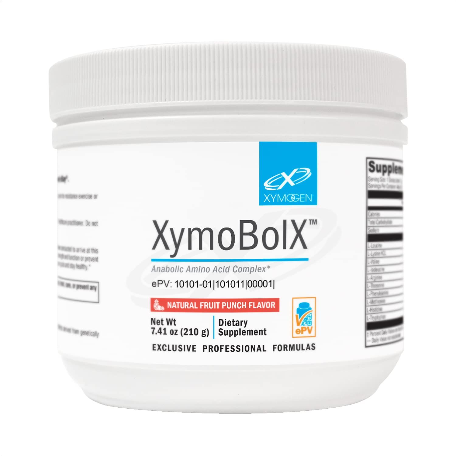 XYMOGEN XymoBolX - Amino Acids - BCAA Powder to Promote Muscle Recovery with L Arginine, L Leucine, L Methionine L Tryptophan - Gluten Free, Vegan Non GMO (30 Servings)