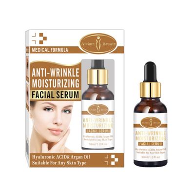 AICHUN BEAUTY Anti-Wrinkle Moisturizing Facial Serum Hyaluronic Acid Argan Oil 2in1 Care 30ml1oz