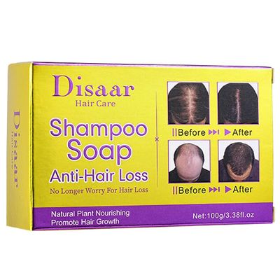 DISAAR BEAUTY Shampoo Soap Anti Hair Loss Promote Hair Growth Ginger Coconut Oil Rosemary Extract Hair Care 100g 3.38fl.oz