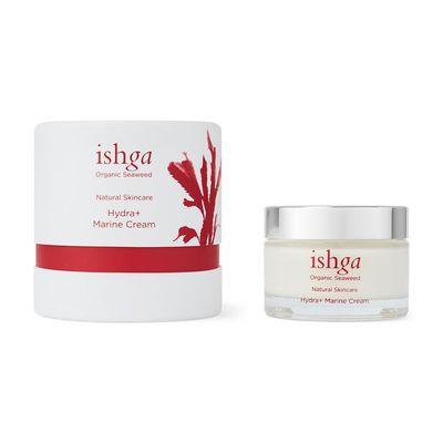 Ishga Hydra Marine Cream Hyaluronic Acid Scottish Seaweed Natural Organic Skincare Vegan, Cruelty-Free 1.69fl oz (50ml)