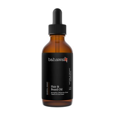 BAHAWAT: Premium Beard Oil Conditioner Softener - Oriental Knight- 2 ounce - Beard Itch and Dry Skin Relief - Handcrafted from Natural Ingredients - Made in the USA