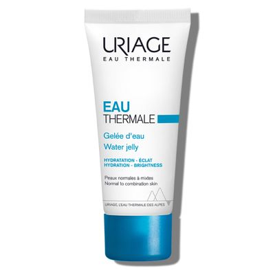 URIAGE Water Jelly Moisturizing Face Gel with Hyaluronic Acid, 24H Intense Hydration Shine Control, Non-comedogenic, 40 mL 1.35 oz
