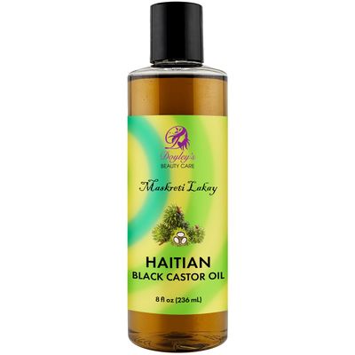 Doyley&#39;s Haitian Black Castor Oil 8oz Pure, Hexane FREE Hair and Skin