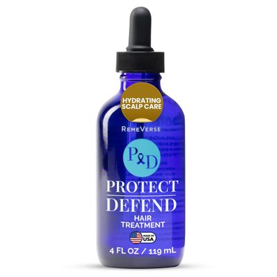 RemeVerse Protect Defend Hair Treatment for Chemotherapy Sensitive Scalps - Ideal for Healthier Hair Regrowth - Cleanses, Nourishes Scalp Strengthens Follicles - Made in USA - 4 oz