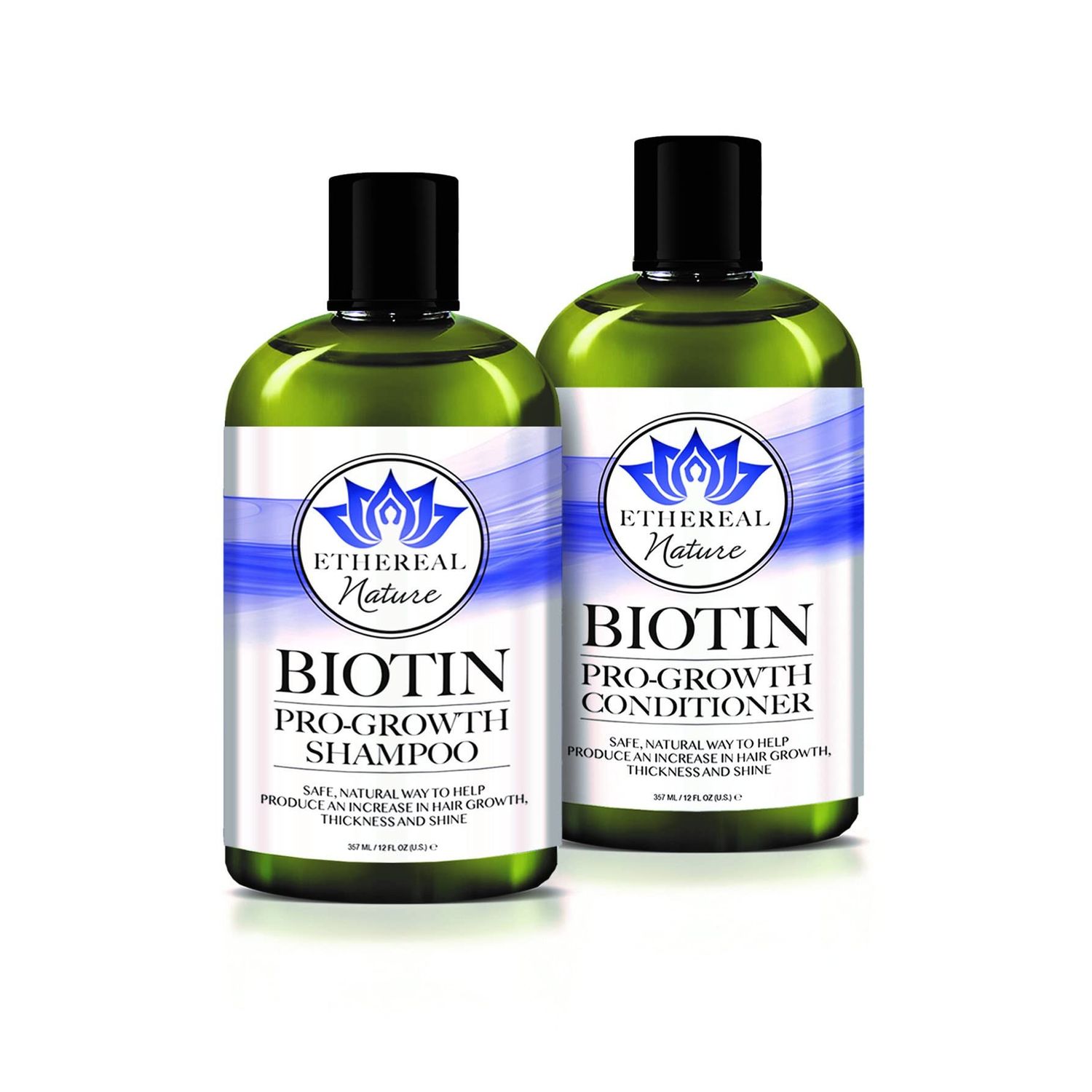 Biotin Pro-growth Shampoo Conditioner 12 oz Kit