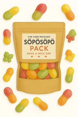 SPSP Scandinavian Treat Pack - Remix Happokielet Sour Strips - 150g Nordic Candy Bag - Tangy Fruity Vegan Gummies - Colorful Party Favorite soposopo pack