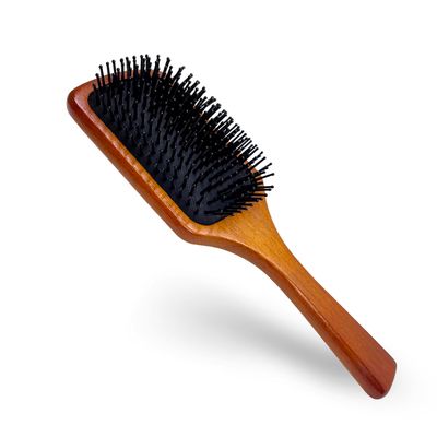 RAINS SECRET Hair Brushes for Women Men Kid,Natural Wooden Paddle Hair Brush, WetDry Hair Smoothing Massaging Detangling,Scalp Massage, Perfect Hair Care Tool
