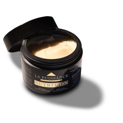LA PUISSANCE Premium Argan Oil Hair Mask - Deep Hydration, Nourishing Treatment for Dry, Color-Treated Hair - Anti Frizz, Moisturizing - for Home and Salon Use - 8 fl oz