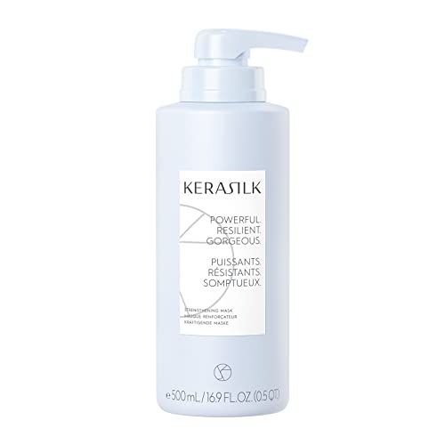 Kerasilk Strengthening Mask Deeply Conditions Hydrates Strenghthens Hair Prevents Breakage For Fine, Limp, Weak Hair 500ml
