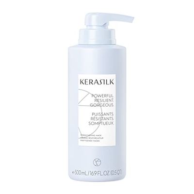 Kerasilk Strengthening Mask Deeply Conditions Hydrates Strenghthens Hair Prevents Breakage For Fine, Limp, Weak Hair 500ml