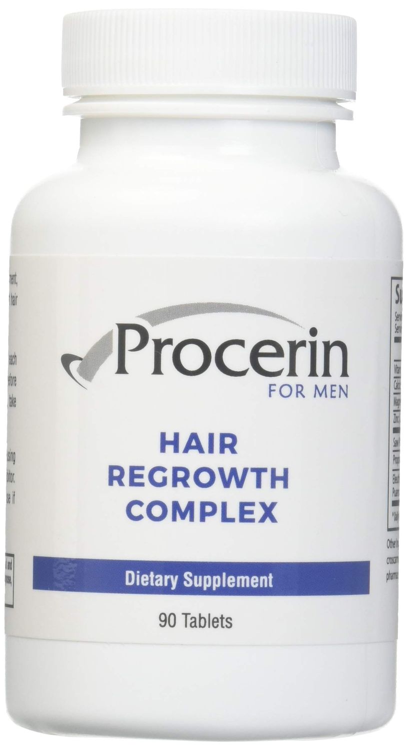 Procerin Tablets - Male Hair Growth Supplement -3 Month Supply (3 bottles - 90 tablets each)