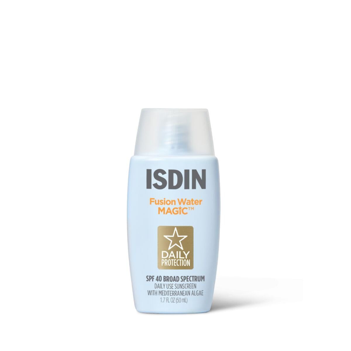 Fusion Water MAGIC, Ultralight Broad Spectrum SPF 40 Sunscreen with Hyaluronic Acid and Vitamin E, 50ml