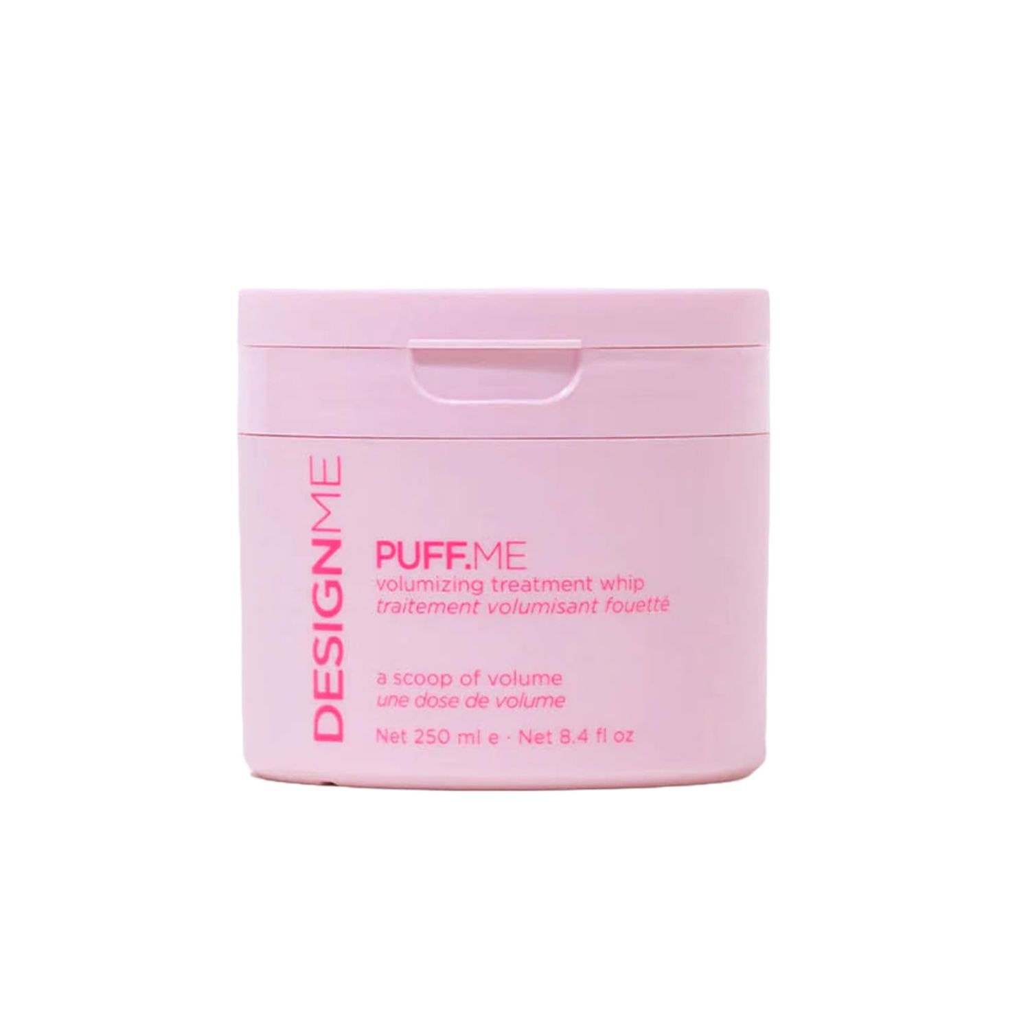 Design.Me PUFF.ME Volumizing Treatment Whip Lightweight Hair Volumizer Mask with Hyaluronic Acid for Fine Medium Hair Adds Volume Thickness Strengthens, Detangles Lifts Roots