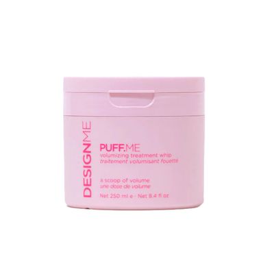 Design.Me PUFF.ME Volumizing Treatment Whip Lightweight Hair Volumizer Mask with Hyaluronic Acid for Fine Medium Hair Adds Volume Thickness Strengthens, Detangles Lifts Roots