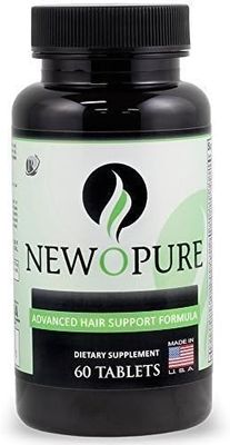 Newopure: Natural Hair Growth Vitamins, Stops Hair Loss, Regrows Hair, Blocks DHT, Stimulates New Growth, Promotes Thicker and Fuller Hair. Men Women (30 Day Supply)