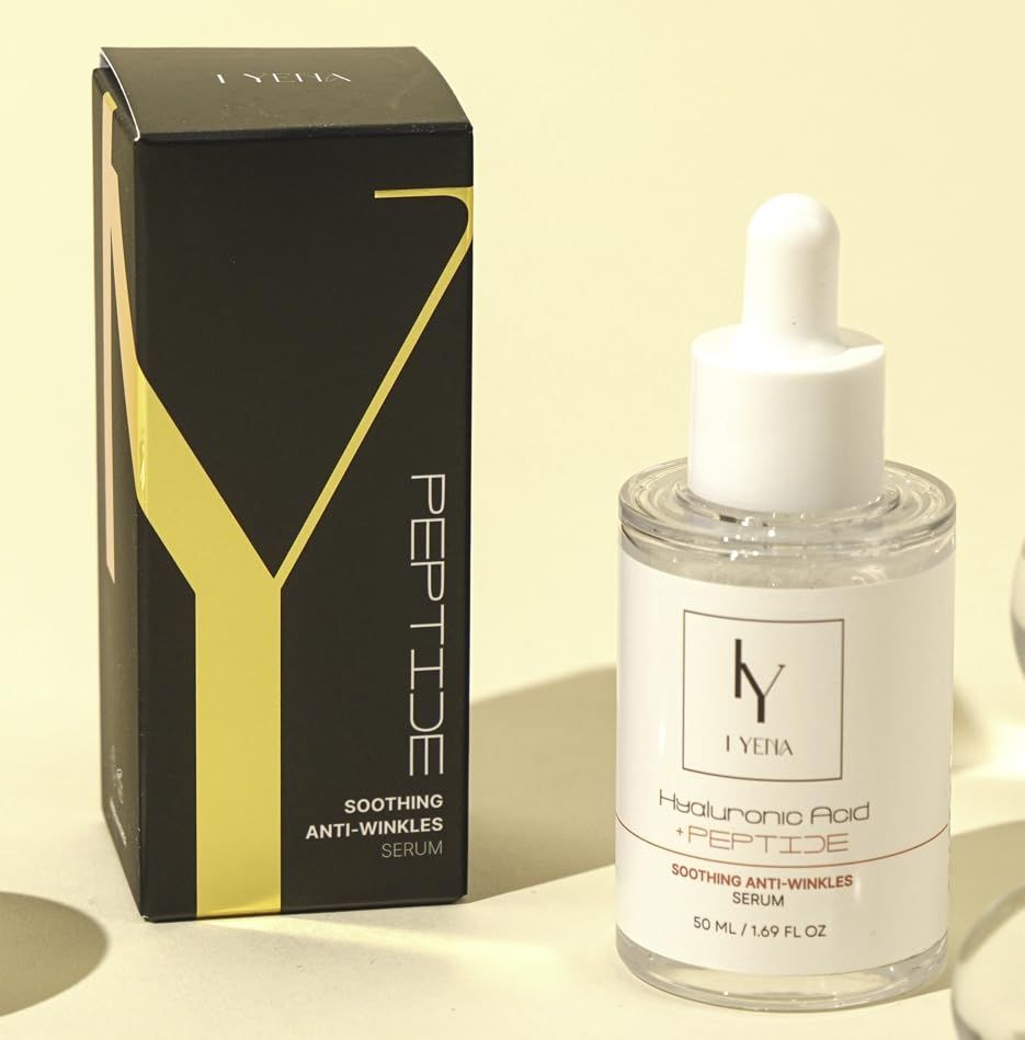 I YENA Hyaluronic Acid Peptide Serum For Face With Rocksamphire Callus, Hydrating, Nourishing, Made in Korea, 50ml, 1.69 fl.oz