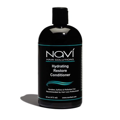 Navi Hair Loss Conditioner to Restore Hair Growth, Moisturizing Conditioner Safe for Color Treated Hair, DHT Blocker for Thinning Hair, Hair Regrowth and Thickening for Men and Women, 16 oz