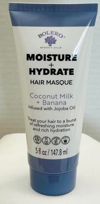 Moisture Plus Hydrate Hair Masque with Coconut Milk, Banana and Jojoba Oil, 2-5 Minute Treatment