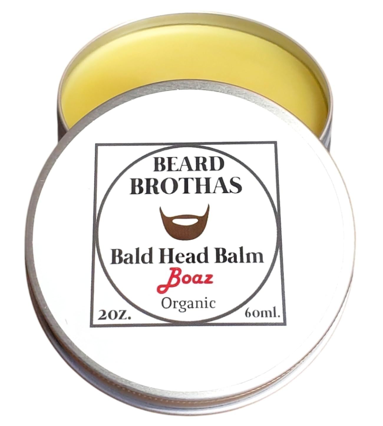 Bald Head Balm Moisturizer. Post Shave Polish for Bald Heads. Conditions and Soothes the Scalp Providing Lasting Softness, Shine, Protection. Boaz Scent.