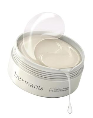 Bewants under eye patches for puffy eyes, Korean under eye mask with vegan collagen and 71.9 bamboo water, patches for dark circles and Cooling, 60 pieces