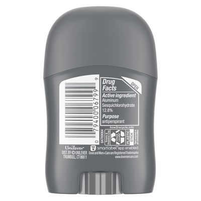 Dove MenCare Antiperspirant Deodorant Stick Clean Comfort 72-Hour Sweat Odor Protection Antiperspirant for Men With 14 Moisturizing Cream 0.5 oz
