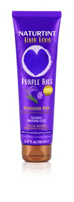 Naturtint Hair Food Deep Conditioning Mask (5.07 Fl Oz), Purple Rice Moisturizing - Naturally Derived Ingredients, Free of Parabens and Artificial Fragrances