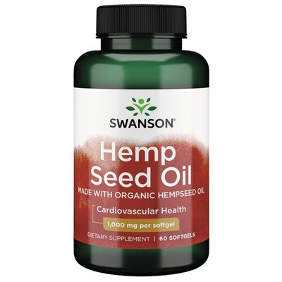 Swanson Hemp Seed Oil (Omegatru) 60 Sgels