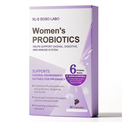 XL-S SOSO LABO Probiotics for Women - 20B CFU with Prebiotics, Vaginal Health pH Balance Support - 30 Capsules Clinically Studied Strains for Immune Urinary Wellness