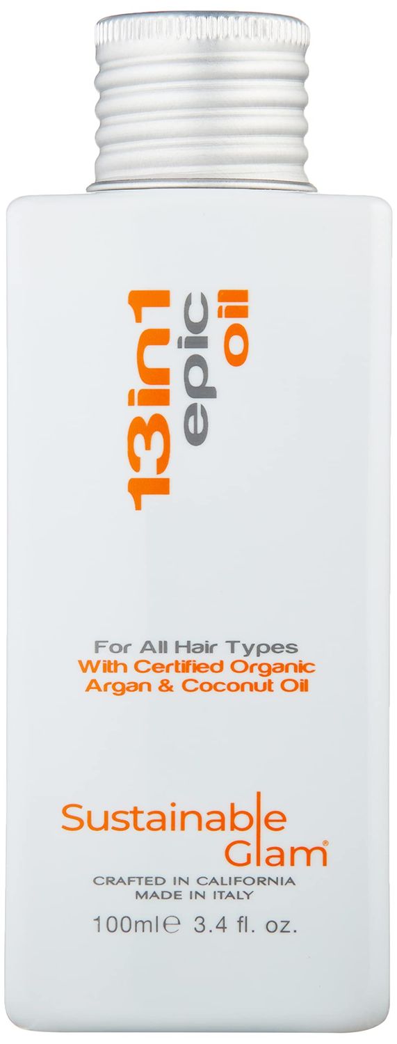 Sustainable Glam 13in1 Epic Hair Oil with Argan Oil Coconut Oil - For all hair types - Vegan, sulfate free, paraben free
