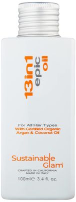 Sustainable Glam 13in1 Epic Hair Oil with Argan Oil Coconut Oil - For all hair types - Vegan, sulfate free, paraben free