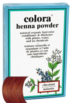 Colora Henna Powder Hair Color Chestnut, 2 oz (Pack of 7)
