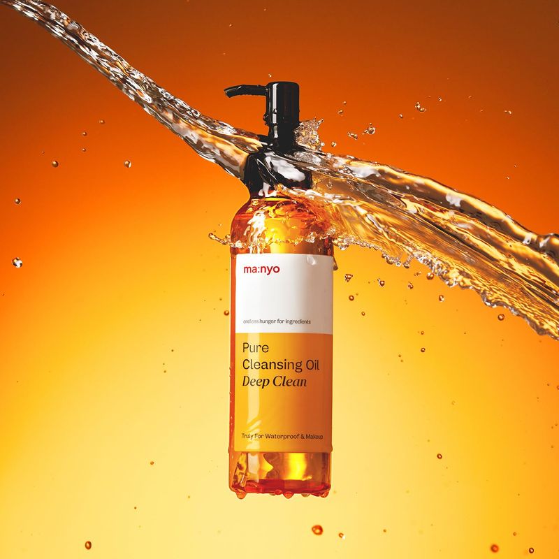 ma:nyo Pure Cleansing Oil Korean Facial Cleanser, Blackhead Melting, Daily Makeup Removal with Argan Oil, Korean Skin care (Deep Clean)