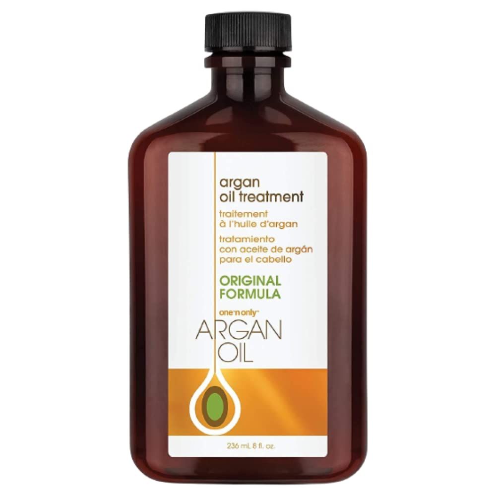 one &#39;n only Argan Oil Hair Treatment, Helps Smooth and Strengthen Damaged Hair, Eliminates Frizz, Creates Brilliant Shines, Non-Greasy Formula, 8 Fl. Oz