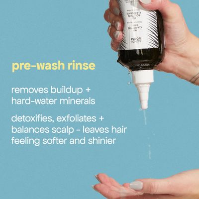BONDIBOOST HG Clarifying Hair Rinse 8.45 fl oz, Aloe Based Clarifying Rinse, Detoxify Balance Strengthen Scalp with Rosemary Apple Cider Vinegar Formula, Suitable for All Hair Types